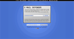 Desktop Screenshot of emaildefender.eu