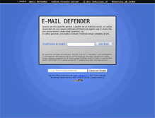 Tablet Screenshot of emaildefender.eu